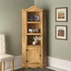 Tall corner cabinets on sale for dining room